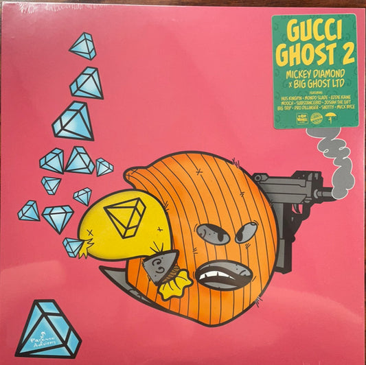 Mickey Diamond, Big Ghost LTD : Gucci Ghost II (LP, Album, Ltd, Num + 7", Ltd)