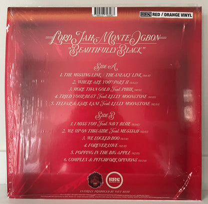 Lord Jah-Monte Ogbon : Beautifully Black (LP, Album, Red)