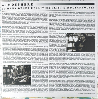 Atmosphere (2) : So Many Other Realities Exist Simultaneously (2xLP, Album)