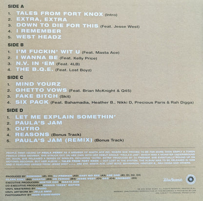 Paula Perry : Tales From Fort Knox (LP, Album, Ltd, Gre)