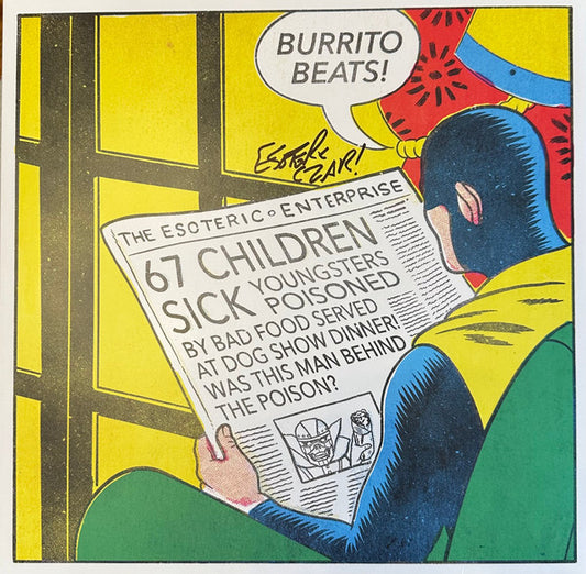 Esoteric (2) : Burrito Beats! (LP, Album, Ltd, Cle)