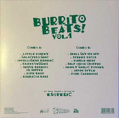 Esoteric (2) : Burrito Beats! (LP, Album, Ltd, Cle)
