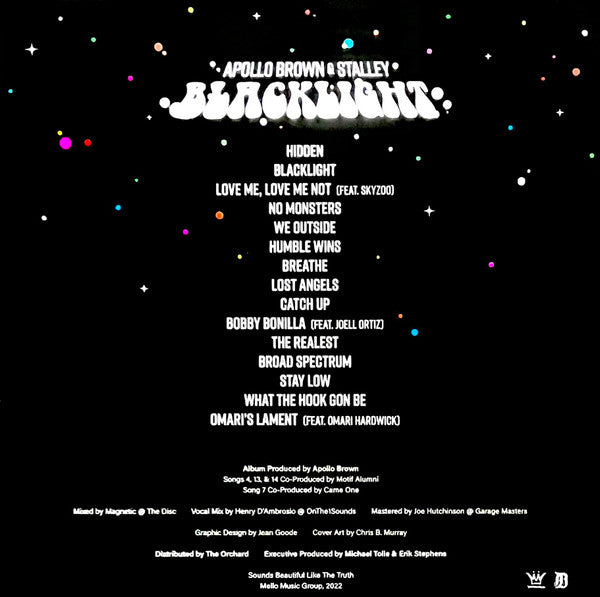 Apollo Brown & Stalley : Blacklight (LP, Album, Ltd, Pin)