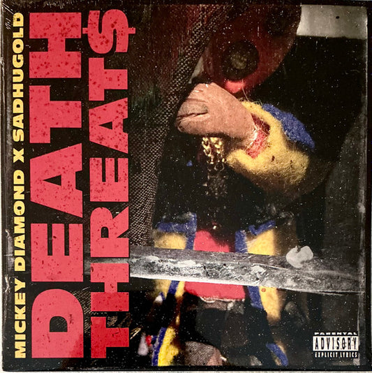 Mickey Diamond x Sadhu Gold : Death Threats (LP, Album, Ltd, Num, Red)