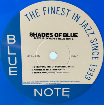 Madlib : Shades of Blue (LP, Gre + LP, Blu + Album, Club, RE, RM)