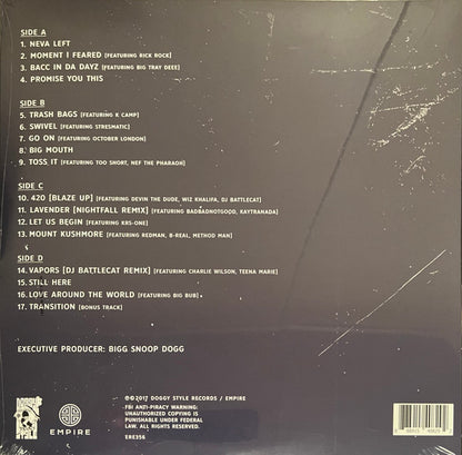 Snoop Dogg : Neva Left (2xLP, Album, Dlx, Ltd, RP, Gre)
