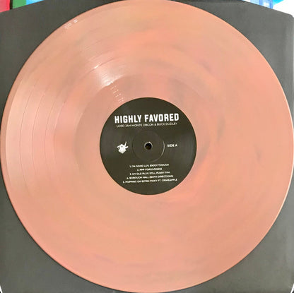 Lord Jah-Monte Ogbon & Buck Dudley : Highly Favored (LP, Ltd, Mag)
