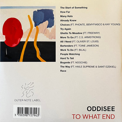 Oddisee : To What End (2xLP, Album, Whi)