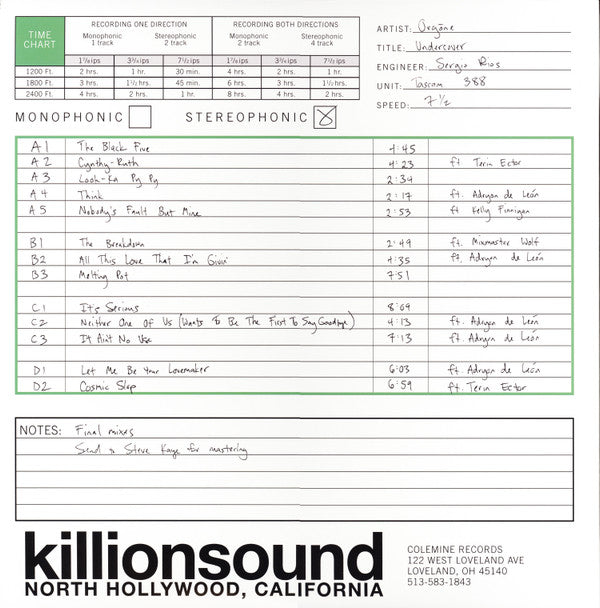Orgone : Undercover Mixtape (2xLP, Mixtape, RP)
