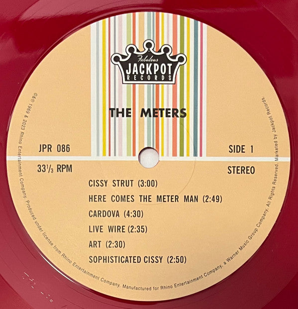 The Meters : The Meters (LP, Album, Ltd, RE, Red)