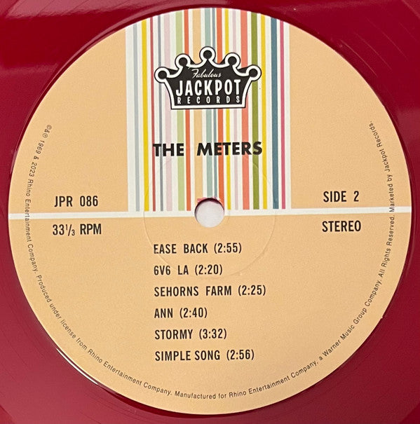 The Meters : The Meters (LP, Album, Ltd, RE, Red)
