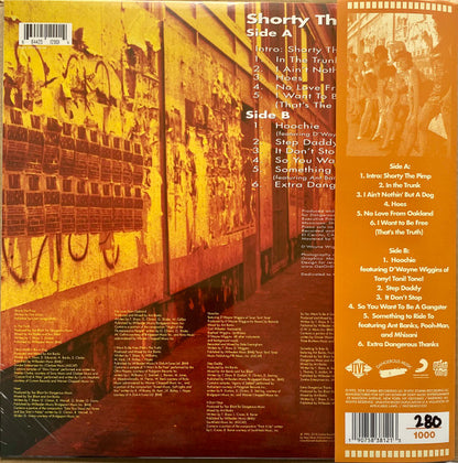 Too Short : Shorty The Pimp (LP, Album, Ltd, Num, RE, Ora)