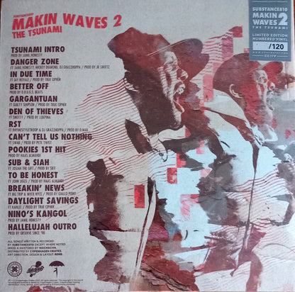 Substance810 : Makin' Waves 2: The Tsunami (LP, Album, Ltd, Num, Sil)