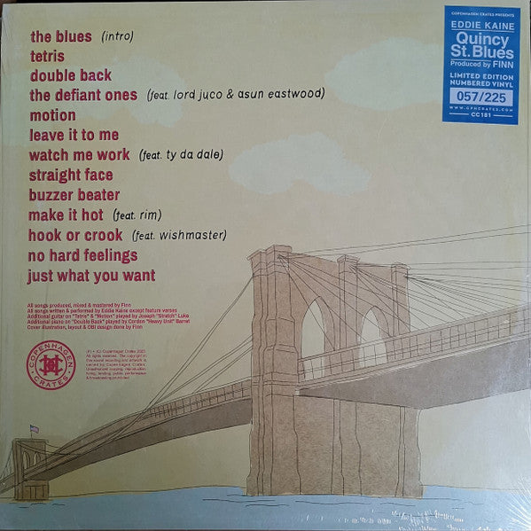 Eddie Kaine, Finn (25) : Quincy St. Blues (LP, Album, Dlx, Ltd, Num, Gal)
