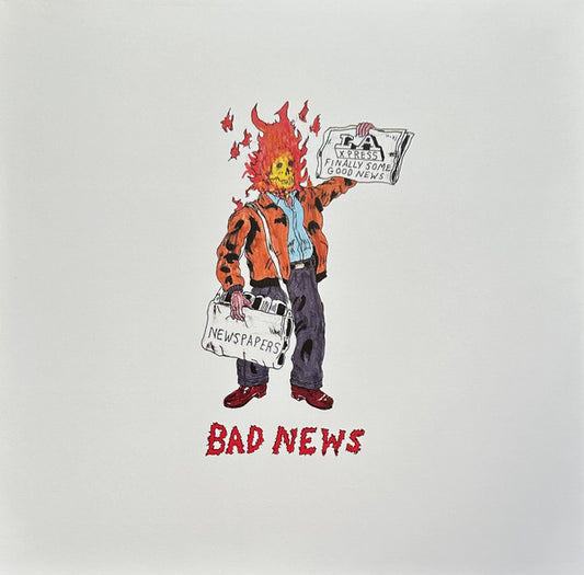 Blu (2) & Real Bad Man : Bad News (LP, Album, Sil + 7" + Ltd)