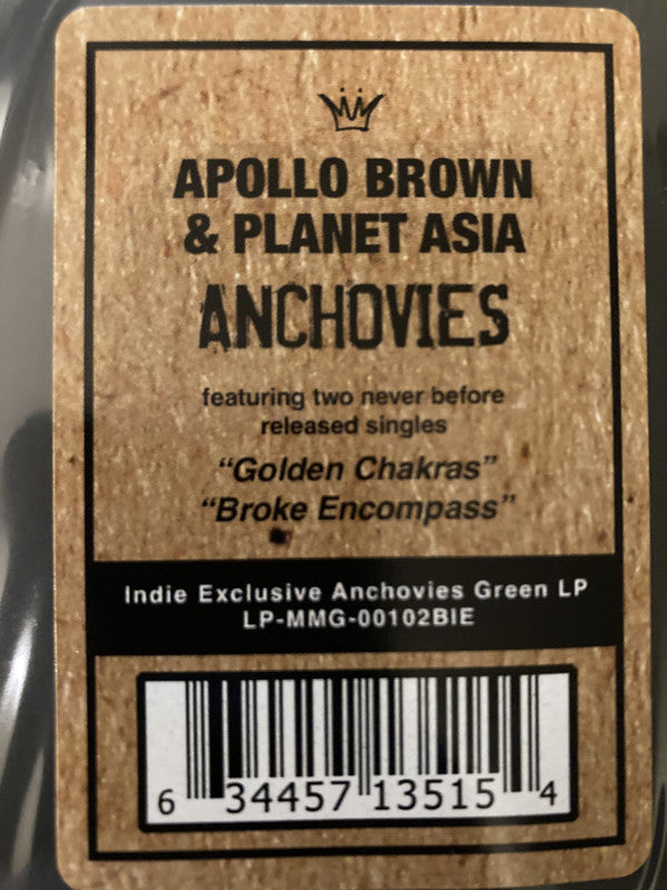 Apollo Brown & Planet Asia : Anchovies (LP, Album, Ltd, RE, Gre)