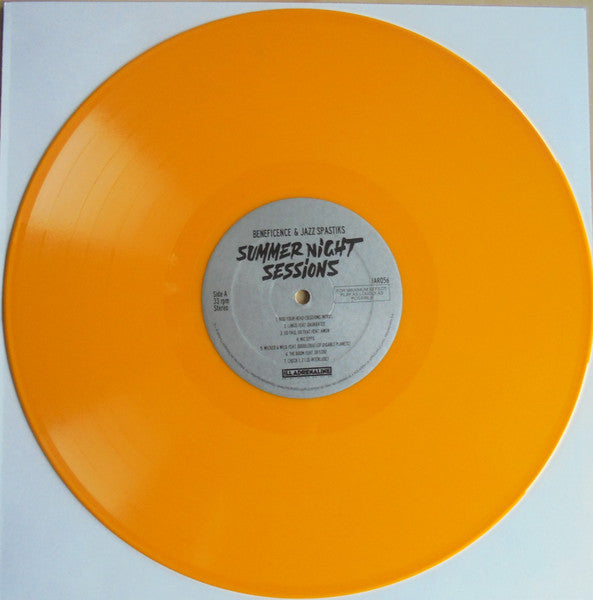 Beneficence &  Jazz Spastiks : Summer Night Sessions (LP, Album, Ltd, Yel)