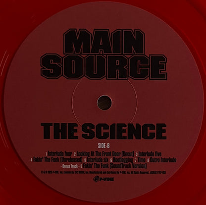 Main Source : The Science (LP, Ora + 7" + Dlx, Obi)