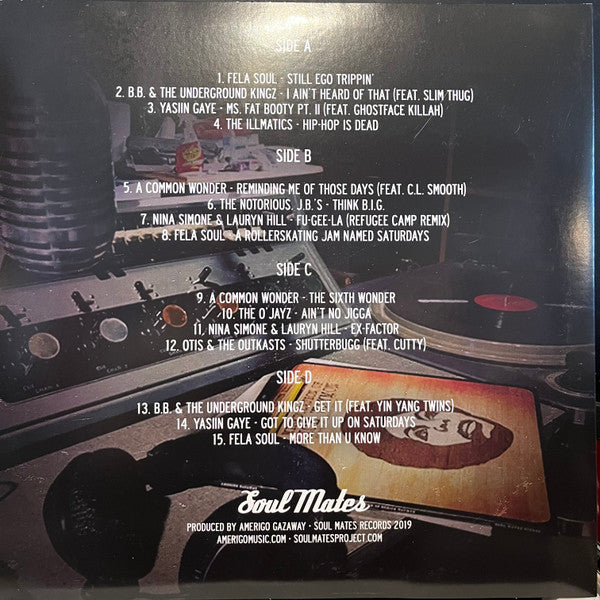 Amerigo Gazaway : Soul Mates : B-Sides, Remixes, Rarities: Vol. 1 & 2 (2xLP, Album)