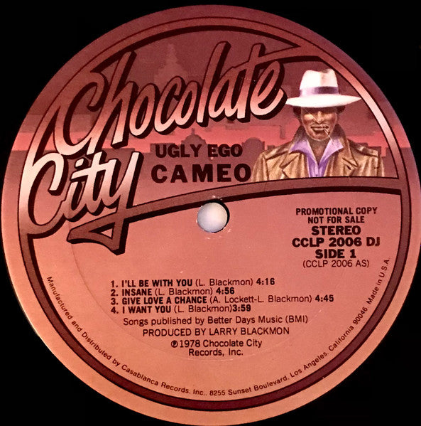 Cameo : Ugly Ego (LP, Album, Promo, Ter)