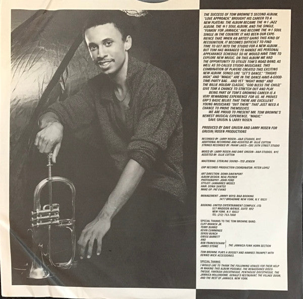 Tom Browne : Magic (LP, Album, Pit)