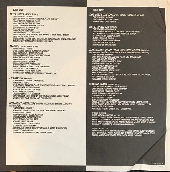 Tom Browne : Magic (LP, Album, Pit)