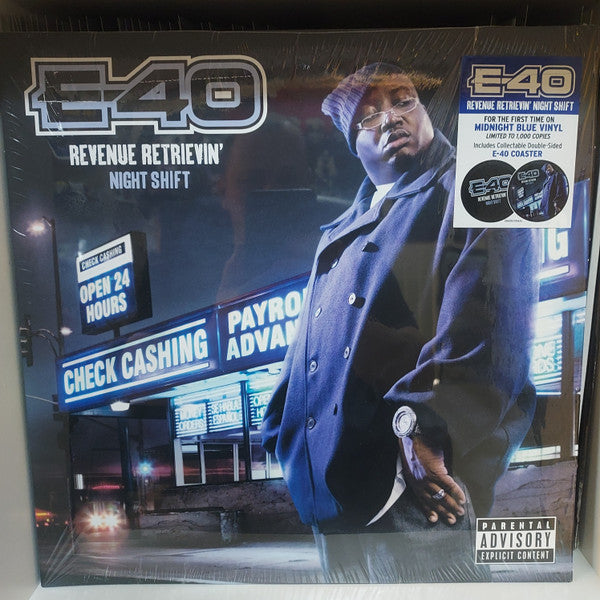 E-40 : Revenue Retrievin': Night Shift (2xLP, Album, Ltd, RE, Blu)