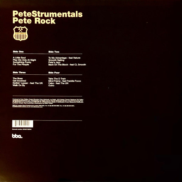 Pete Rock : PeteStrumentals (2xLP, Album)