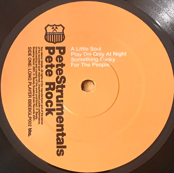 Pete Rock : PeteStrumentals (2xLP, Album)