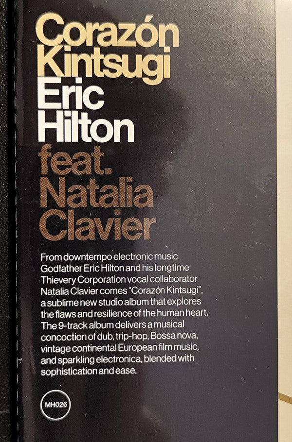 Eric Hilton, Natalia Clavier : Corazón Kintsugi (LP, Album, Whi)