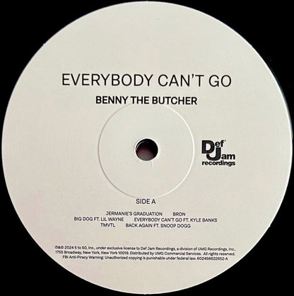 Benny The Butcher : Everybody Can't Go (LP, Album)