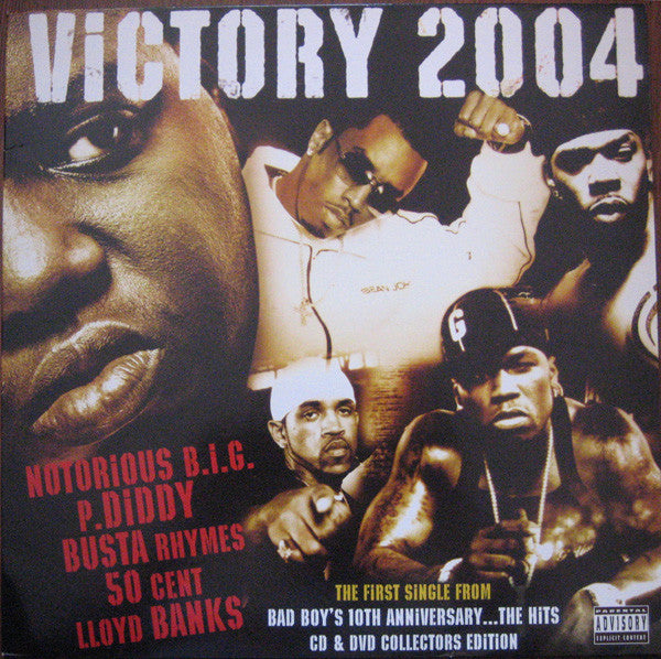 Notorious B.I.G., P. Diddy, Busta Rhymes, 50 Cent & Lloyd Banks : Victory 2004 (12", Promo)