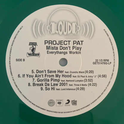 Project Pat : Mista Don't Play (Everythangs Workin) (2xLP, Album, RE, For)