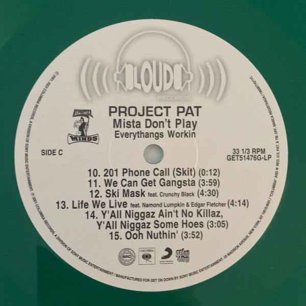 Project Pat : Mista Don't Play (Everythangs Workin) (2xLP, Album, RE, For)