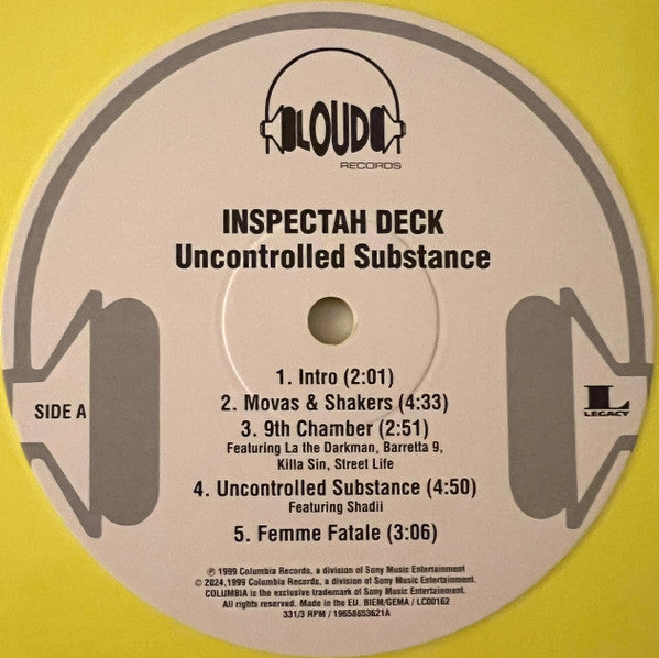 Inspectah Deck : Uncontrolled Substance (2xLP, Album, RE, Spe)