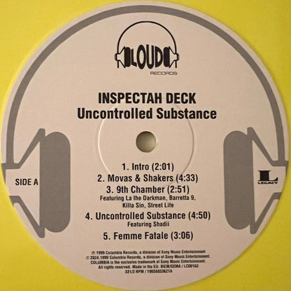 Inspectah Deck : Uncontrolled Substance (2xLP, Album, RE, Spe)