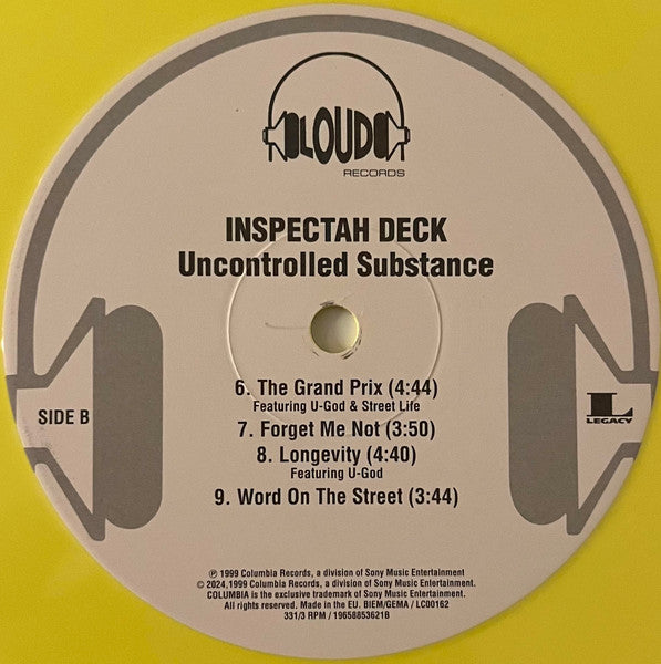 Inspectah Deck : Uncontrolled Substance (2xLP, Album, RE, Spe)