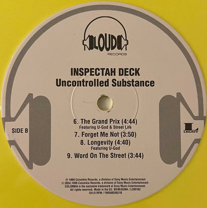 Inspectah Deck : Uncontrolled Substance (2xLP, Album, RE, Spe)