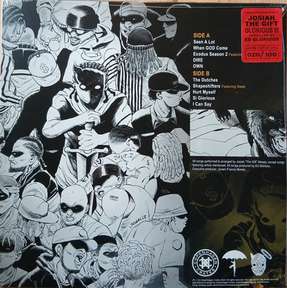 Josiah The Gift x Ed Glorious : Glorious Si (LP, Album, Ltd, Num, Smo)