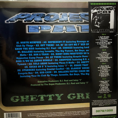 Project Pat : Ghetty Green (LP, Aqu + LP, Min + Album, Ltd, Num, RE)