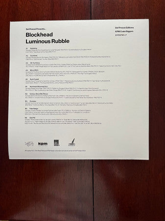 Blockhead : Luminous Rubble (LP, Ltd)
