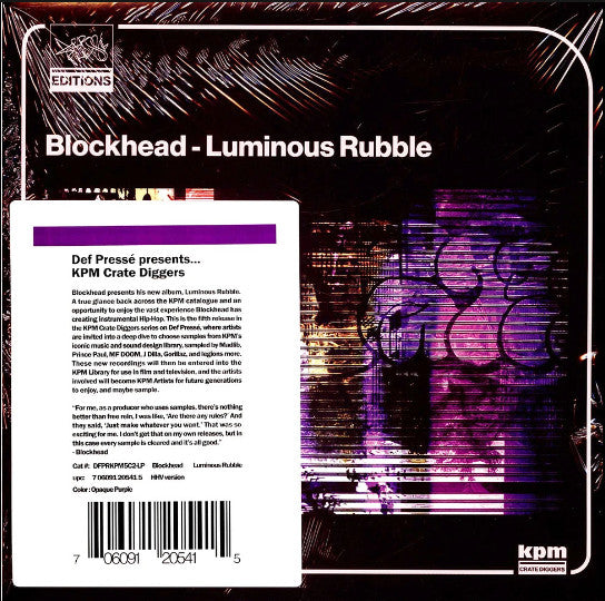 Blockhead : Luminous Rubble (LP, Ltd, HHV)