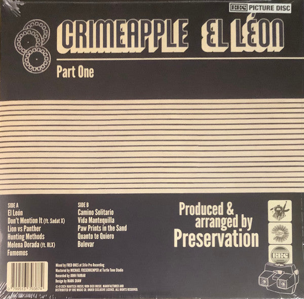Crimeapple : El León  (LP, Album, Ltd, Pic)