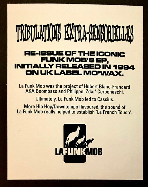 La Funk Mob : Tribulations Extra Sensorielles (12", EP, RE)
