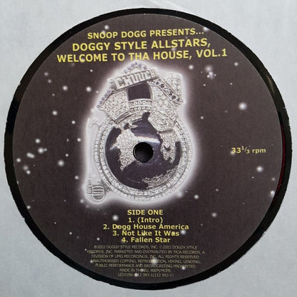 Doggy Style Allstars : Welcome To Tha House, Vol. 1 (3xLP, Comp, 180)