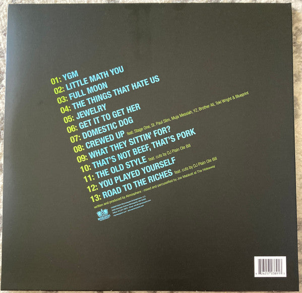 Atmosphere (2) : Strictly Leakage (2xLP, Album, RP)