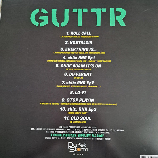 GUTTR : Everything Is ... (LP, Album)