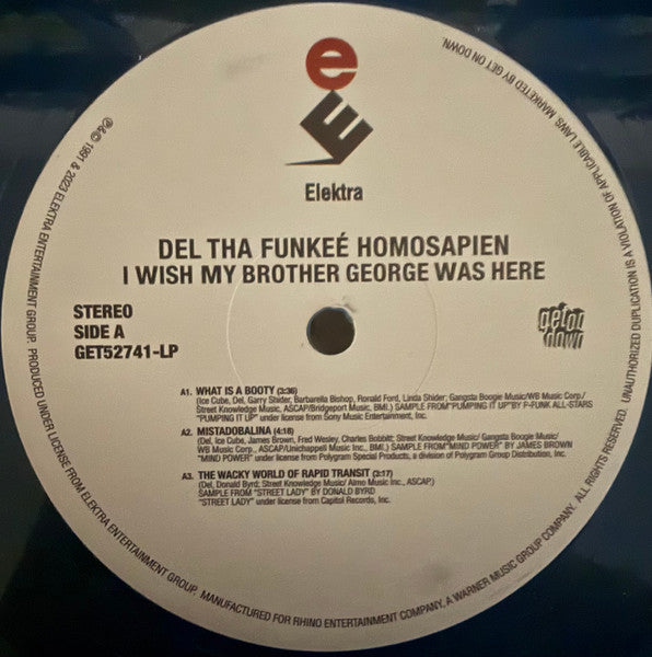 Del Tha Funkee Homosapien : I Wish My Brother George Was Here (2xLP, Album, Ltd, Num, Day)