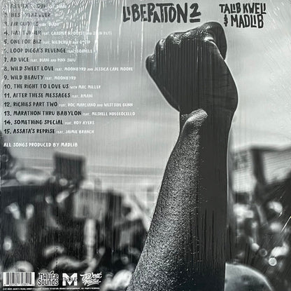 Talib Kweli & Madlib : Liberation 2 (2xLP, Album, Ltd, Gre)