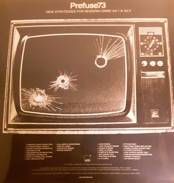 Prefuse 73 : New Strategies For Modern Crime Vol. 1 & Vol. 2 (2xLP, Album, Comp, Gat)